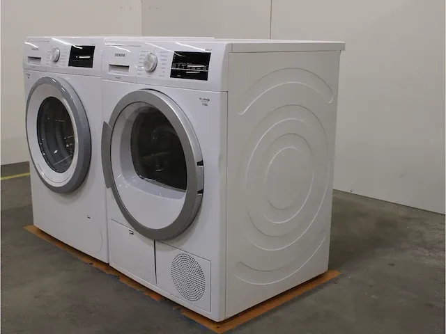 Iq300 isensoric wasmachine & siemens iq500 isensoric droger - afbeelding 7 van  8