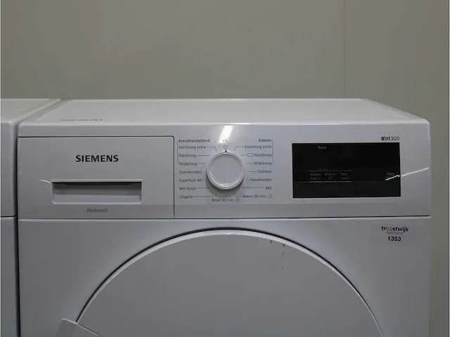 Iq500 isensoric aquastop iqdrive wasmachine & siemens iq300 isensoric droger - afbeelding 6 van  8
