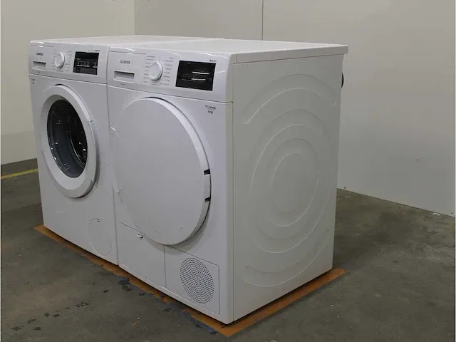 Iq500 isensoric aquastop iqdrive wasmachine & siemens iq300 isensoric droger - afbeelding 7 van  8
