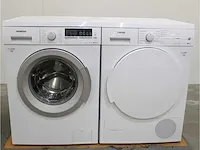 Iq500 isensoric aquastop iqdrive wasmachine & siemens iq300 isensoric selfcleaning condenser droger - afbeelding 1 van  8
