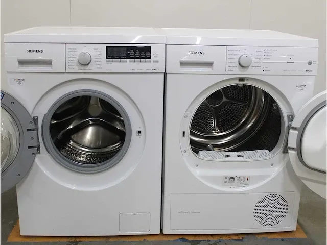Iq500 isensoric aquastop iqdrive wasmachine & siemens iq300 isensoric selfcleaning condenser droger - afbeelding 2 van  8