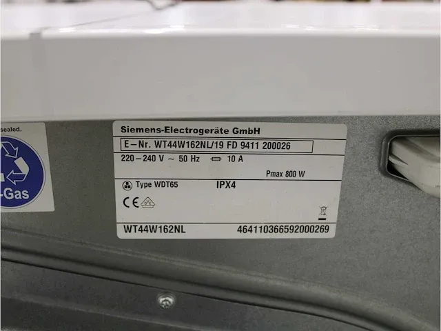 Iq500 isensoric aquastop iqdrive wasmachine & siemens iq300 isensoric selfcleaning condenser droger - afbeelding 8 van  8