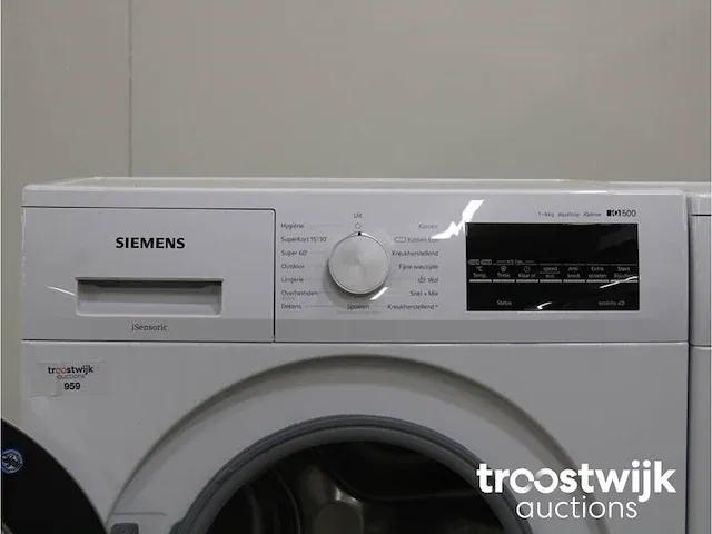Iq500 isensoric aquastop iqdrive wasmachine & siemens iq500 isensoric bestcollection droger - afbeelding 3 van  8