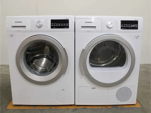 Iq500 isensoric aquastop iqdrive wasmachine & siemens iq500 isensoric droger - afbeelding 1 van  8