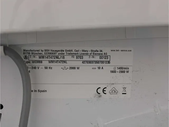 Iq500 isensoric aquastop iqdrive wasmachine & siemens iq500 isensoric droger - afbeelding 5 van  8