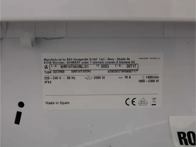 Iq500 isensoric aquastop iqdrive wasmachine & siemens iq500 isensoric droger - afbeelding 5 van  8