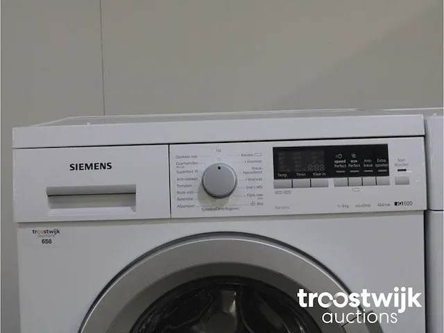Iq500 isensoric aquastop iqdrive wasmachine & siemens iq500 isensoric droger - afbeelding 3 van  8