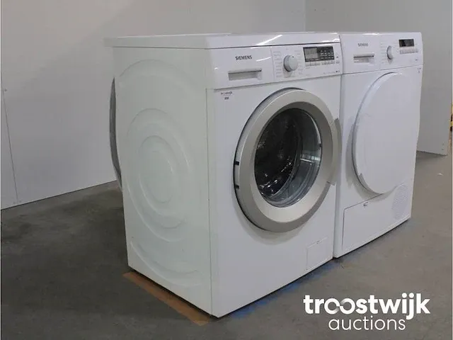 Iq500 isensoric aquastop iqdrive wasmachine & siemens iq500 isensoric droger - afbeelding 4 van  8