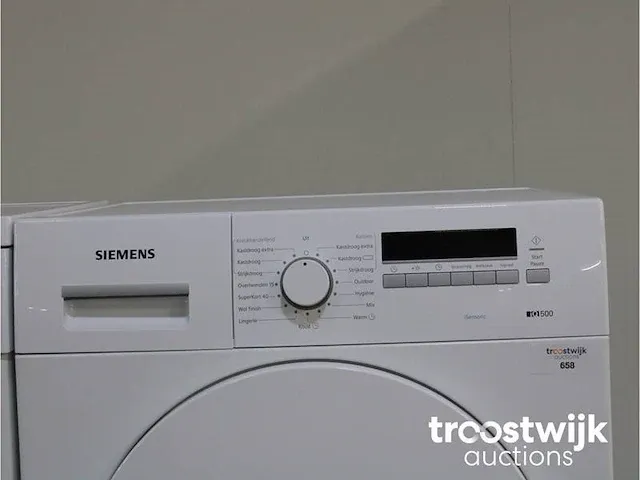 Iq500 isensoric aquastop iqdrive wasmachine & siemens iq500 isensoric droger - afbeelding 6 van  8