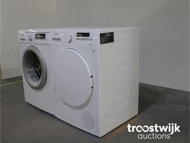Iq500 isensoric aquastop iqdrive wasmachine & siemens iq500 isensoric droger - afbeelding 7 van  8
