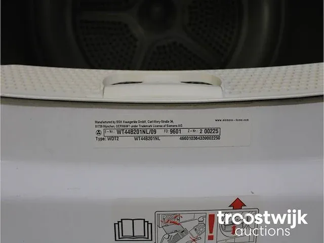 Iq500 isensoric aquastop iqdrive wasmachine & siemens iq500 isensoric droger - afbeelding 8 van  8
