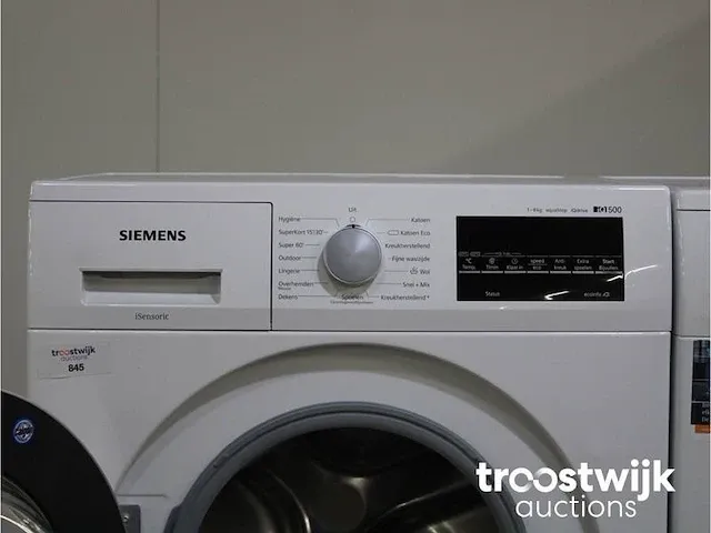 Iq500 isensoric aquastop iqdrive wasmachine & siemens iq500 isensoric droger - afbeelding 3 van  8