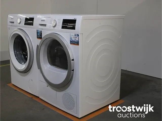 Iq500 isensoric aquastop iqdrive wasmachine & siemens iq500 isensoric droger - afbeelding 7 van  8