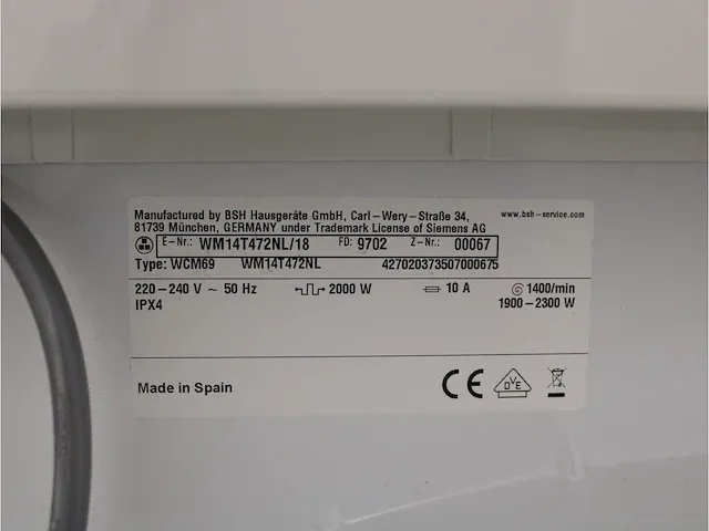 Iq500 isensoric aquastop iqdrive wasmachine & siemens iq500 isensoric selfcleaning condenser droger - afbeelding 5 van  8