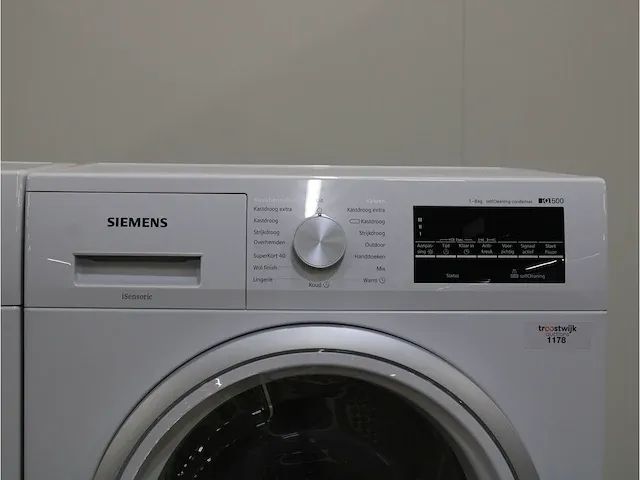 Iq500 isensoric aquastop iqdrive wasmachine & siemens iq500 isensoric selfcleaning condenser droger - afbeelding 6 van  8