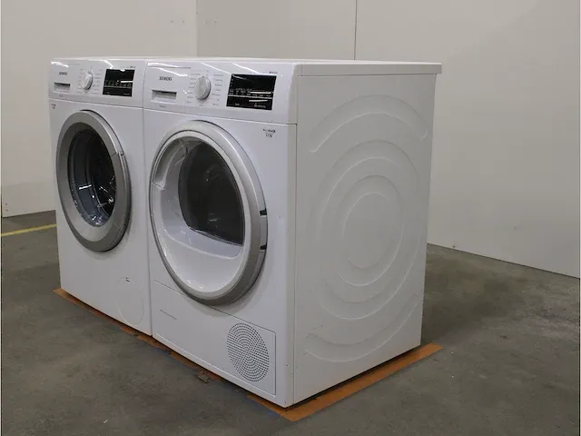 Iq500 isensoric aquastop iqdrive wasmachine & siemens iq500 isensoric selfcleaning condenser droger - afbeelding 7 van  8