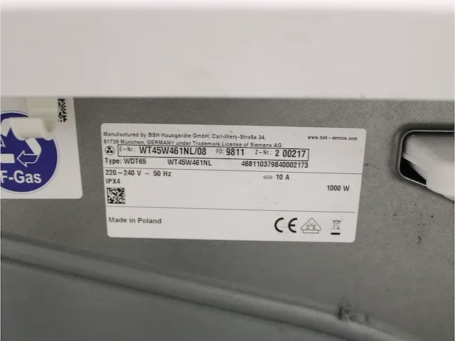 Iq500 isensoric aquastop iqdrive wasmachine & siemens iq500 isensoric selfcleaning condenser droger - afbeelding 8 van  8