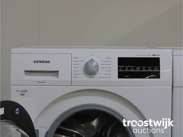 Iq500 isensoric aquastop iqdrive wasmachine & siemens iq500 isensoric selfcleaning condenser droger - afbeelding 3 van  8