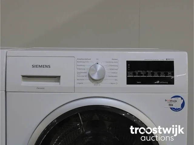 Iq500 isensoric aquastop iqdrive wasmachine & siemens iq500 isensoric selfcleaning condenser droger - afbeelding 6 van  8