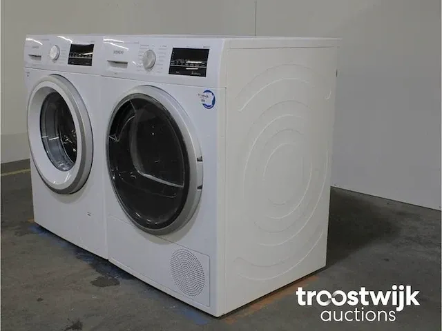 Iq500 isensoric aquastop iqdrive wasmachine & siemens iq500 isensoric selfcleaning condenser droger - afbeelding 7 van  8