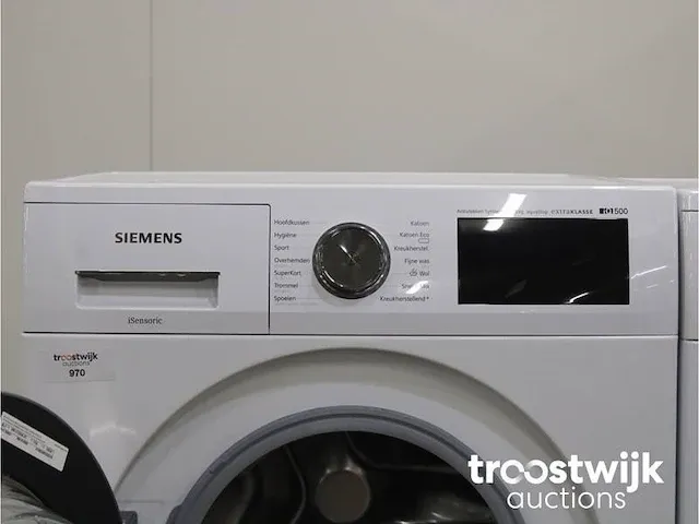 Iq500 isensoric extraklasse wasmachine & siemens iq500 isensoric selfcleaning condenser extraklasse droger - afbeelding 3 van  8