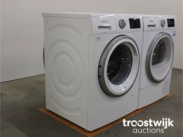 Iq500 isensoric extraklasse wasmachine & siemens iq500 isensoric selfcleaning condenser extraklasse droger - afbeelding 4 van  8