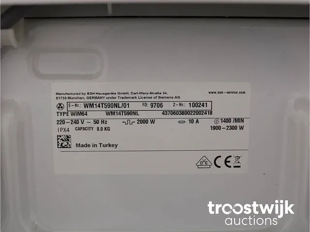 Iq500 isensoric extraklasse wasmachine & siemens iq500 isensoric selfcleaning condenser extraklasse droger - afbeelding 5 van  8