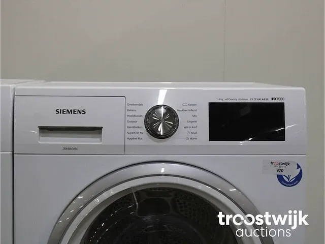 Iq500 isensoric extraklasse wasmachine & siemens iq500 isensoric selfcleaning condenser extraklasse droger - afbeelding 6 van  8