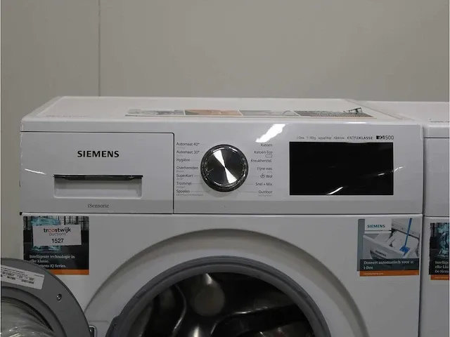 Iq500 isensoric i-dos aquastop iqdrive extraklasse wasmachine & siemens iq500 isensoric selfcleaning condenser extraklasse droger - afbeelding 3 van  8