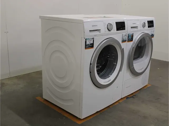 Iq500 isensoric i-dos aquastop iqdrive extraklasse wasmachine & siemens iq500 isensoric selfcleaning condenser extraklasse droger - afbeelding 4 van  8