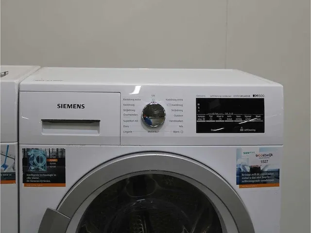 Iq500 isensoric i-dos aquastop iqdrive extraklasse wasmachine & siemens iq500 isensoric selfcleaning condenser extraklasse droger - afbeelding 6 van  8