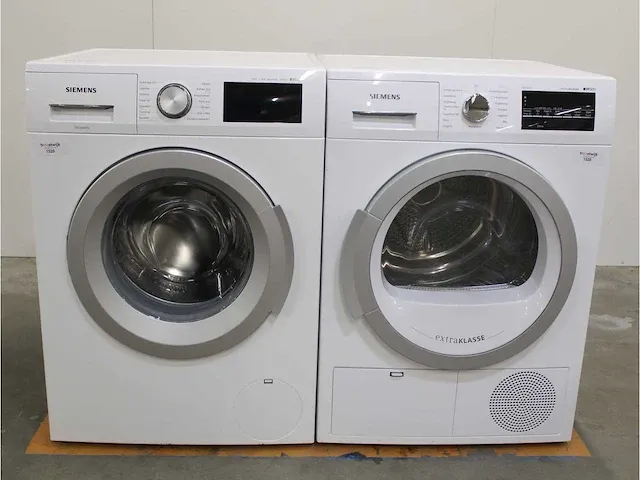 Iq500 isensoric i-dos aquastop iqdrive wasmachine & siemens iq500 isensoric extraklasse droger - afbeelding 1 van  8