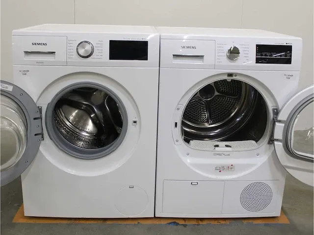 Iq500 isensoric i-dos aquastop iqdrive wasmachine & siemens iq500 isensoric extraklasse droger - afbeelding 2 van  8