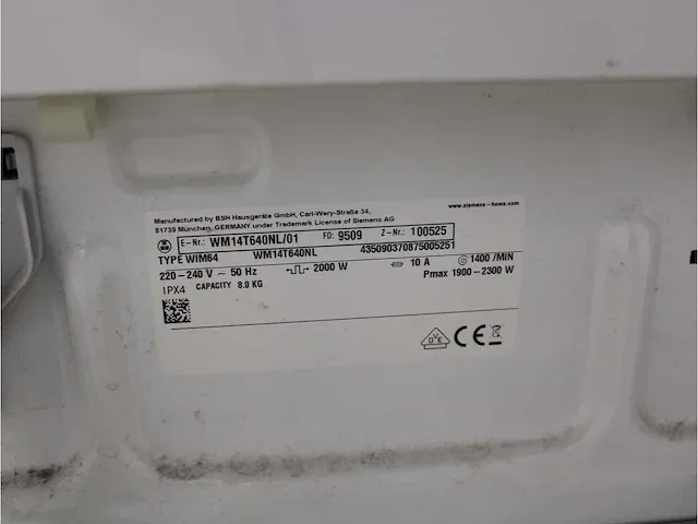 Iq500 isensoric i-dos aquastop iqdrive wasmachine & siemens iq500 isensoric extraklasse droger - afbeelding 5 van  8