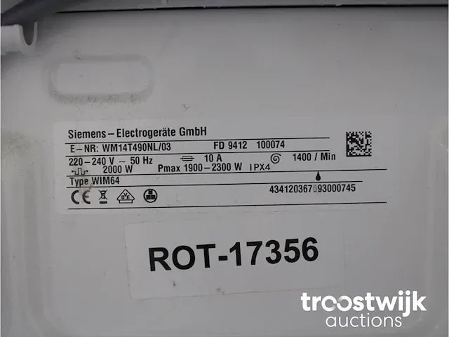 Iq500 isensoric iqdrive extraklasse wasmachine & siemens iq300 isensoric extraklasse droger - afbeelding 5 van  8