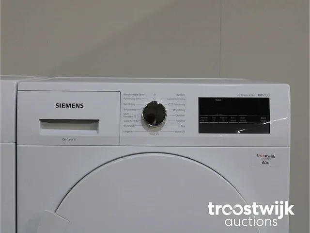 Iq500 isensoric iqdrive extraklasse wasmachine & siemens iq300 isensoric extraklasse droger - afbeelding 6 van  8