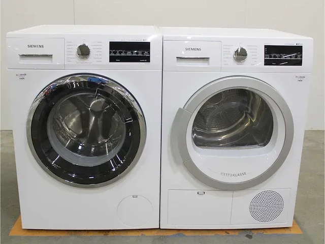 Iq500 isensoric iqdrive extraklasse wasmachine & siemens iq500 isensoric extraklasse droger - afbeelding 1 van  8
