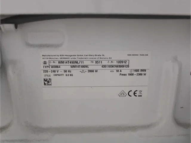 Iq500 isensoric iqdrive extraklasse wasmachine & siemens iq500 isensoric extraklasse droger - afbeelding 5 van  8