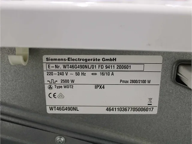 Iq500 isensoric iqdrive extraklasse wasmachine & siemens iq500 isensoric extraklasse droger - afbeelding 8 van  8