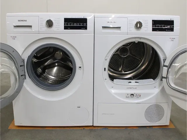 Iq500 isensoric iqdrive extraklasse wasmachine & siemens iq500 isensoric selfcleaning condenser extraklasse droger - afbeelding 2 van  8