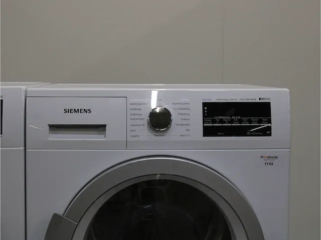 Iq500 isensoric iqdrive extraklasse wasmachine & siemens iq500 isensoric selfcleaning condenser extraklasse droger - afbeelding 6 van  8
