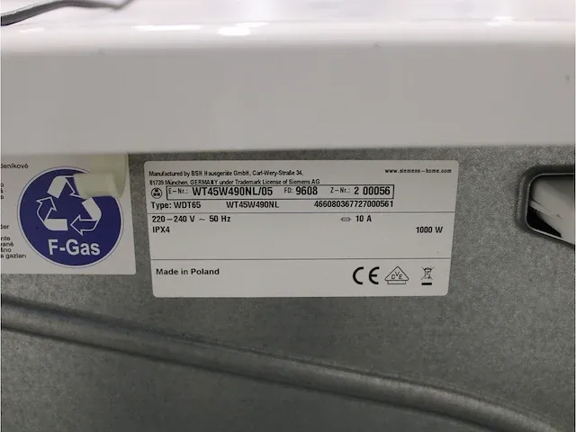 Iq500 isensoric iqdrive extraklasse wasmachine & siemens iq500 isensoric selfcleaning condenser extraklasse droger - afbeelding 8 van  8