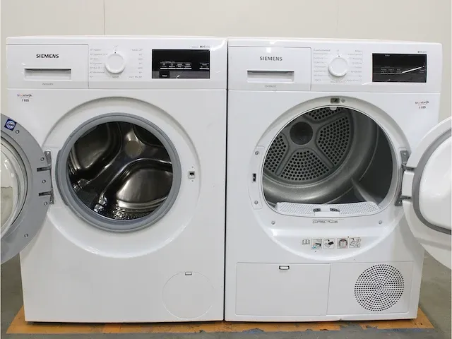 Iq500 isensoric iqdrive wasmachine & siemens iq300 isensoric droger - afbeelding 2 van  8