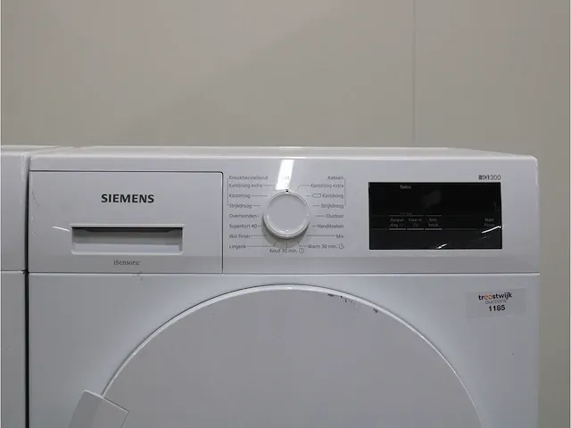 Iq500 isensoric iqdrive wasmachine & siemens iq300 isensoric droger - afbeelding 6 van  8