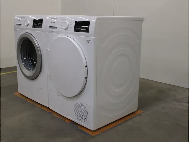 Iq500 isensoric iqdrive wasmachine & siemens iq300 isensoric droger - afbeelding 7 van  8