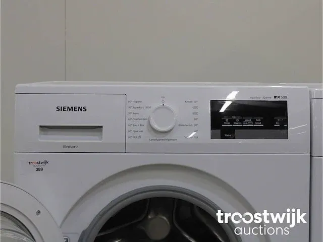 Iq500 isensoric iqdrive wasmachine & siemens iq500 isensoric bestcollection droger - afbeelding 3 van  8