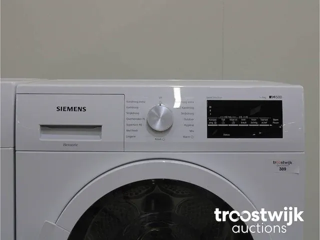 Iq500 isensoric iqdrive wasmachine & siemens iq500 isensoric bestcollection droger - afbeelding 6 van  8