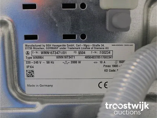 Iq500 isensoric iqdrive wasmachine & siemens iq500 isensoric bestcollection droger - afbeelding 5 van  8