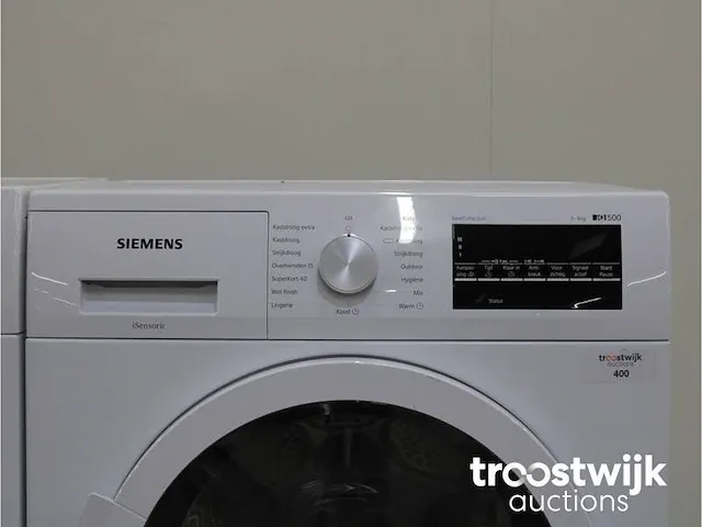 Iq500 isensoric iqdrive wasmachine & siemens iq500 isensoric bestcollection droger - afbeelding 6 van  8