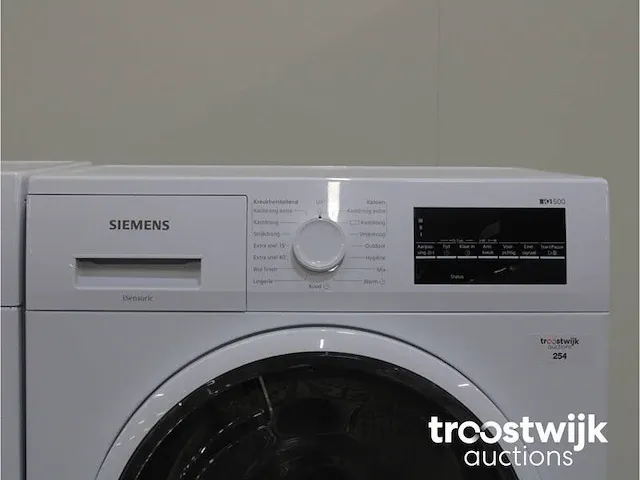 Iq500 isensoric iqdrive wasmachine & siemens iq500 isensoric droger - afbeelding 6 van  8